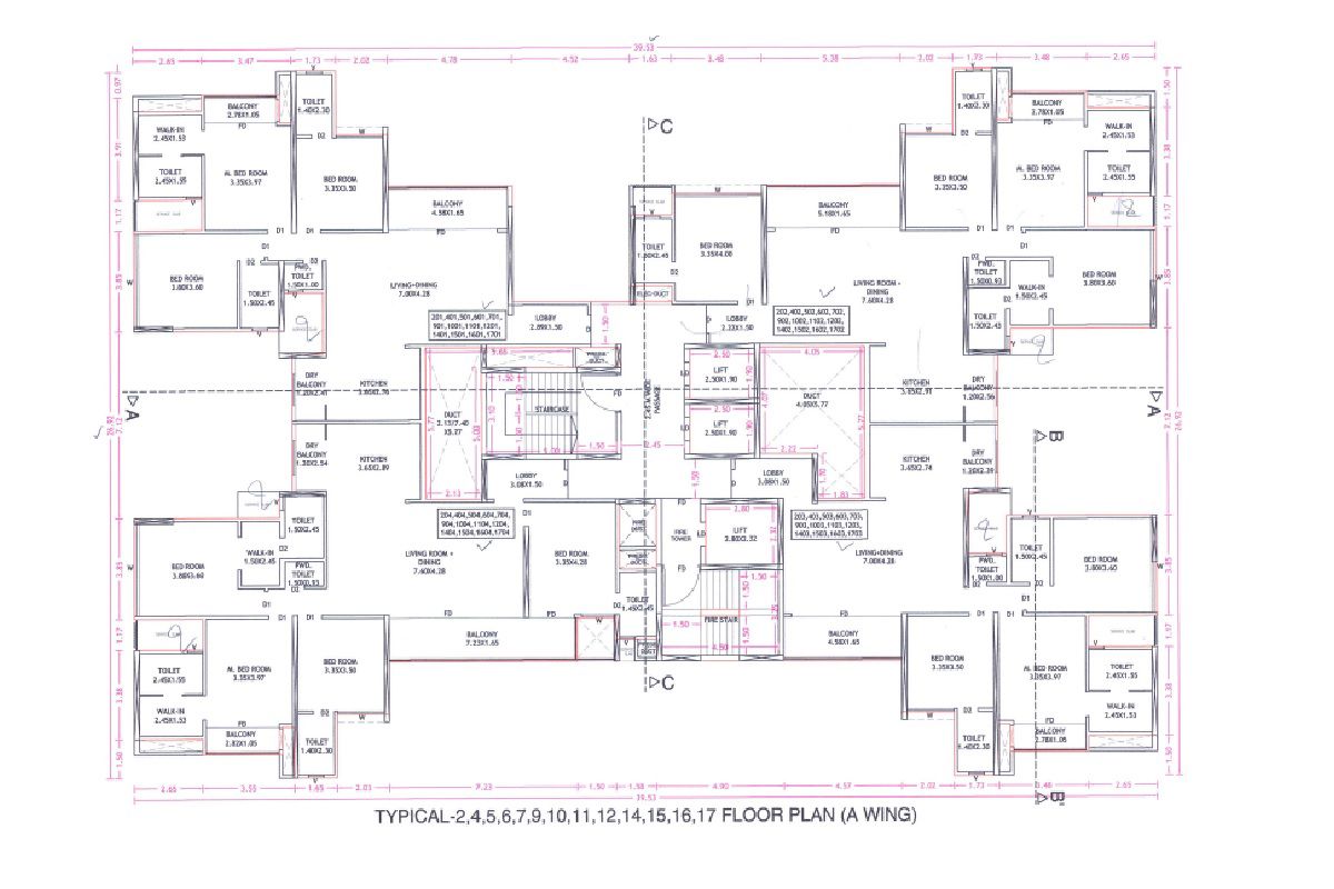 City One Panache 2.O Floor Plans