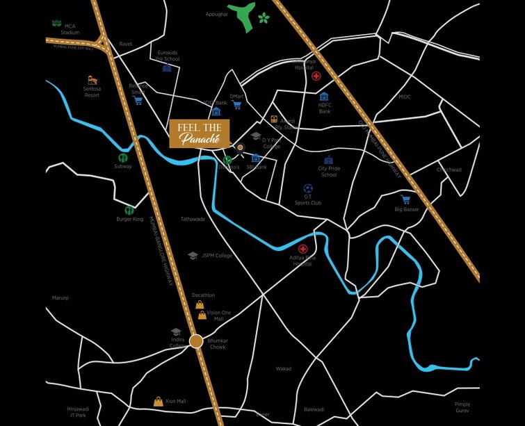 City One Panache Location Image