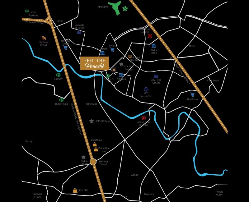 City One Panache Location Image