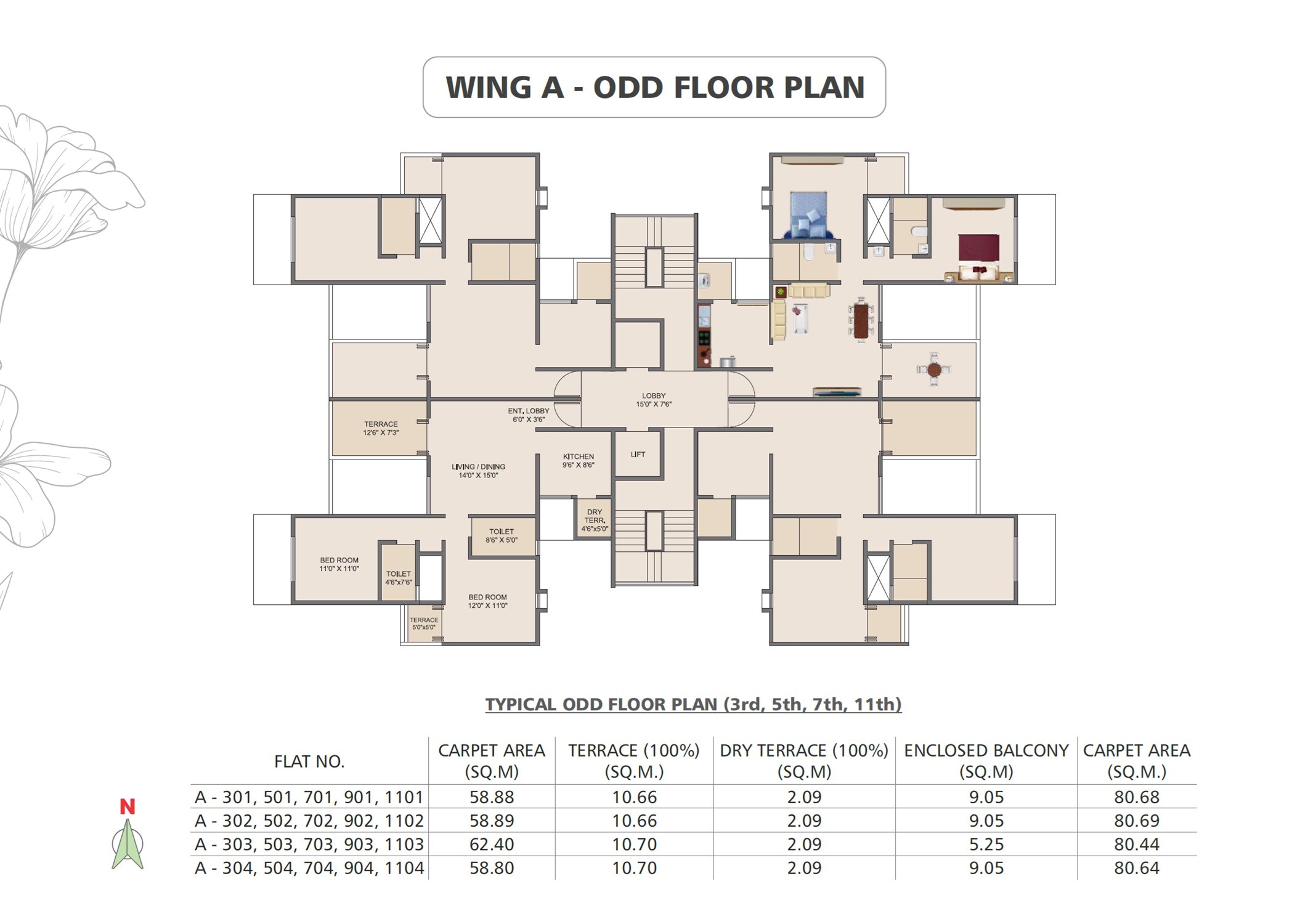 Cleveland Park Floor Plans 1