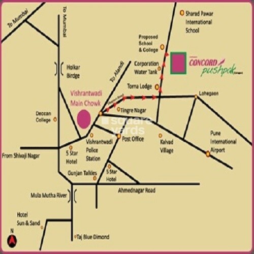 Concord Pushpak Location Image