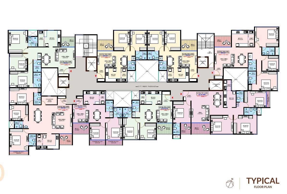 D And T Ganeshbaug And Suchitra Terrace CHS Floor Plans