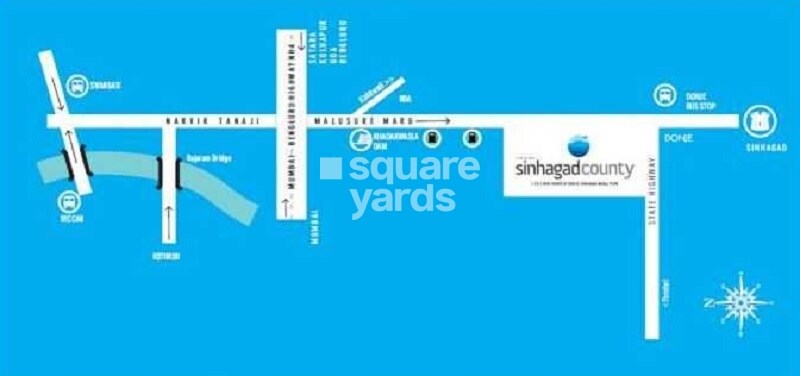 Darode Jog  Sinhagad County Location Image