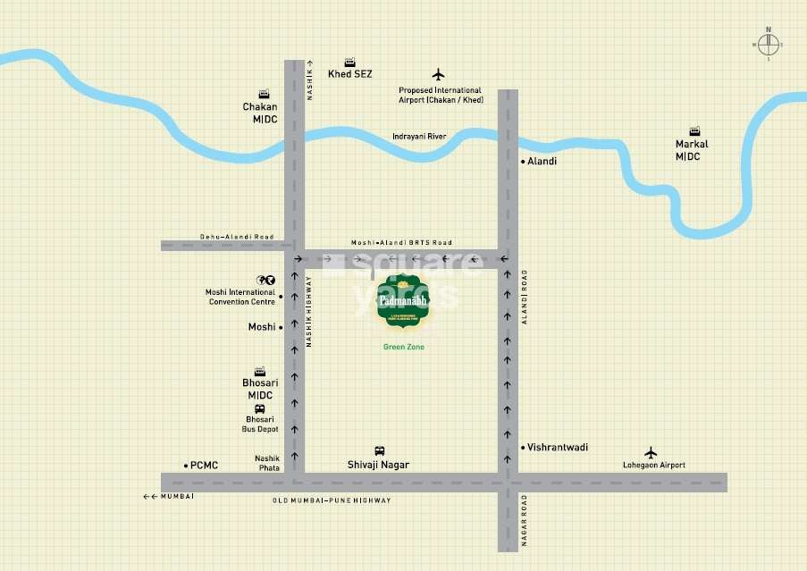 darode jog padmanabh apartment project location image1