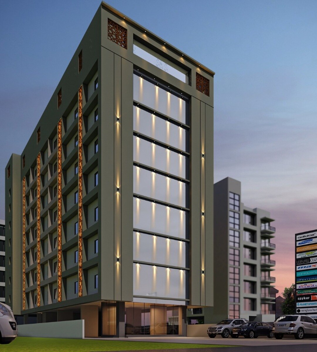 Dhanam Ishaan Mall Commercial Exteriors