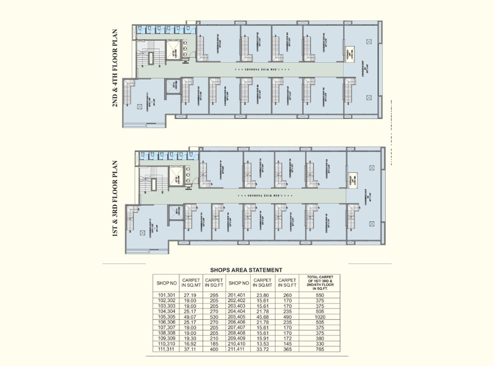 Dhanam Ishaan Mall Floor Plans