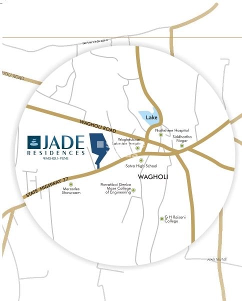 Dheeraj Jade Residences Phase 2 Location Image