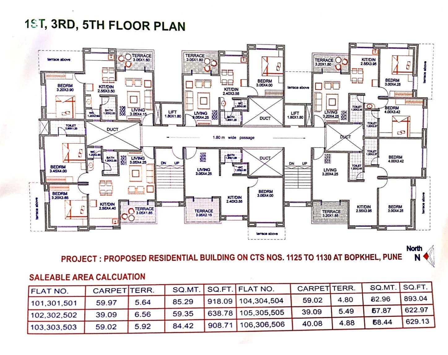 Dhodade Arjun Heights Floor Plans