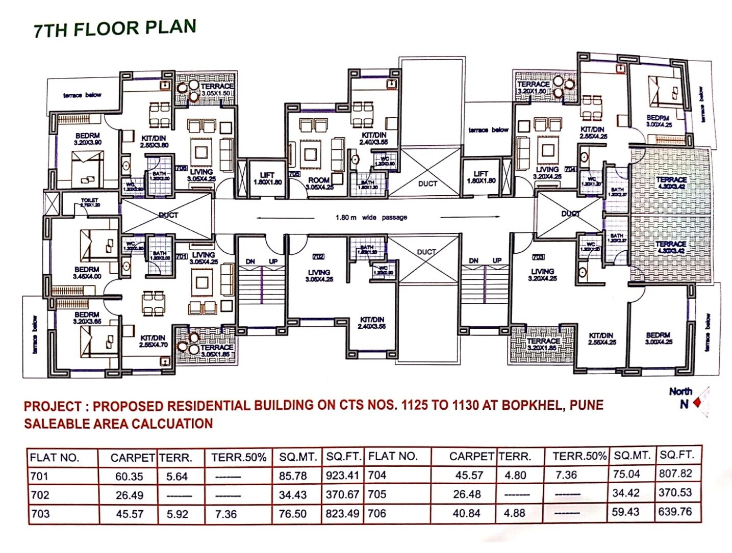 Dhodade Arjun Heights Floor Plans