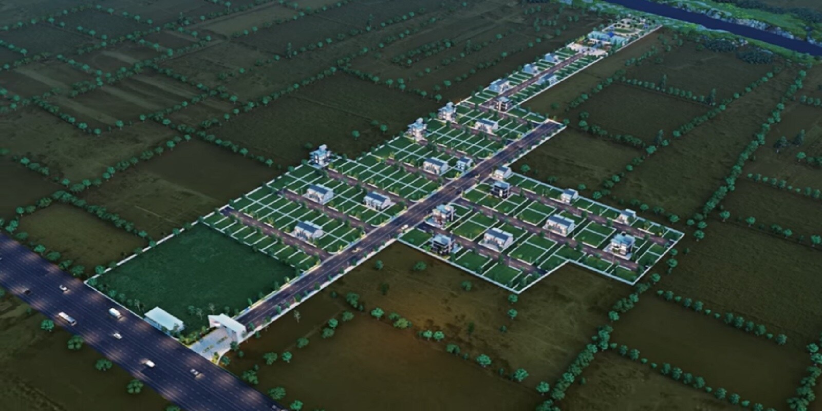 Dhone Island Of Bliss residential project in Theur