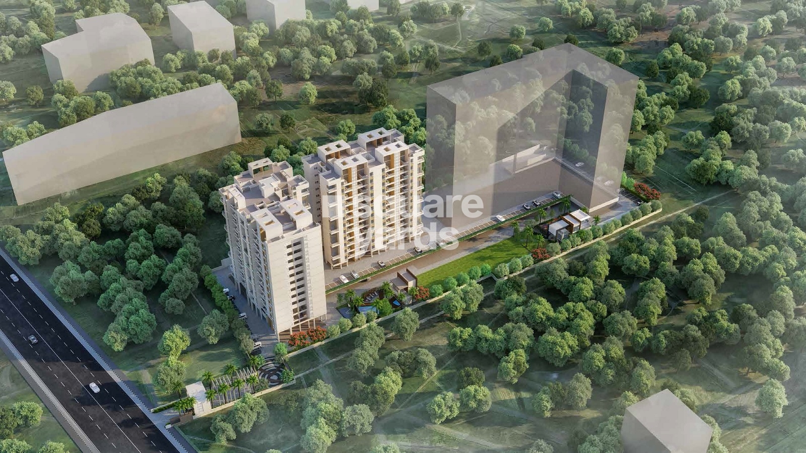 Divine Palm Springs in Wakad, Pune @ 44.60 Lac - Floor Plans, Location ...