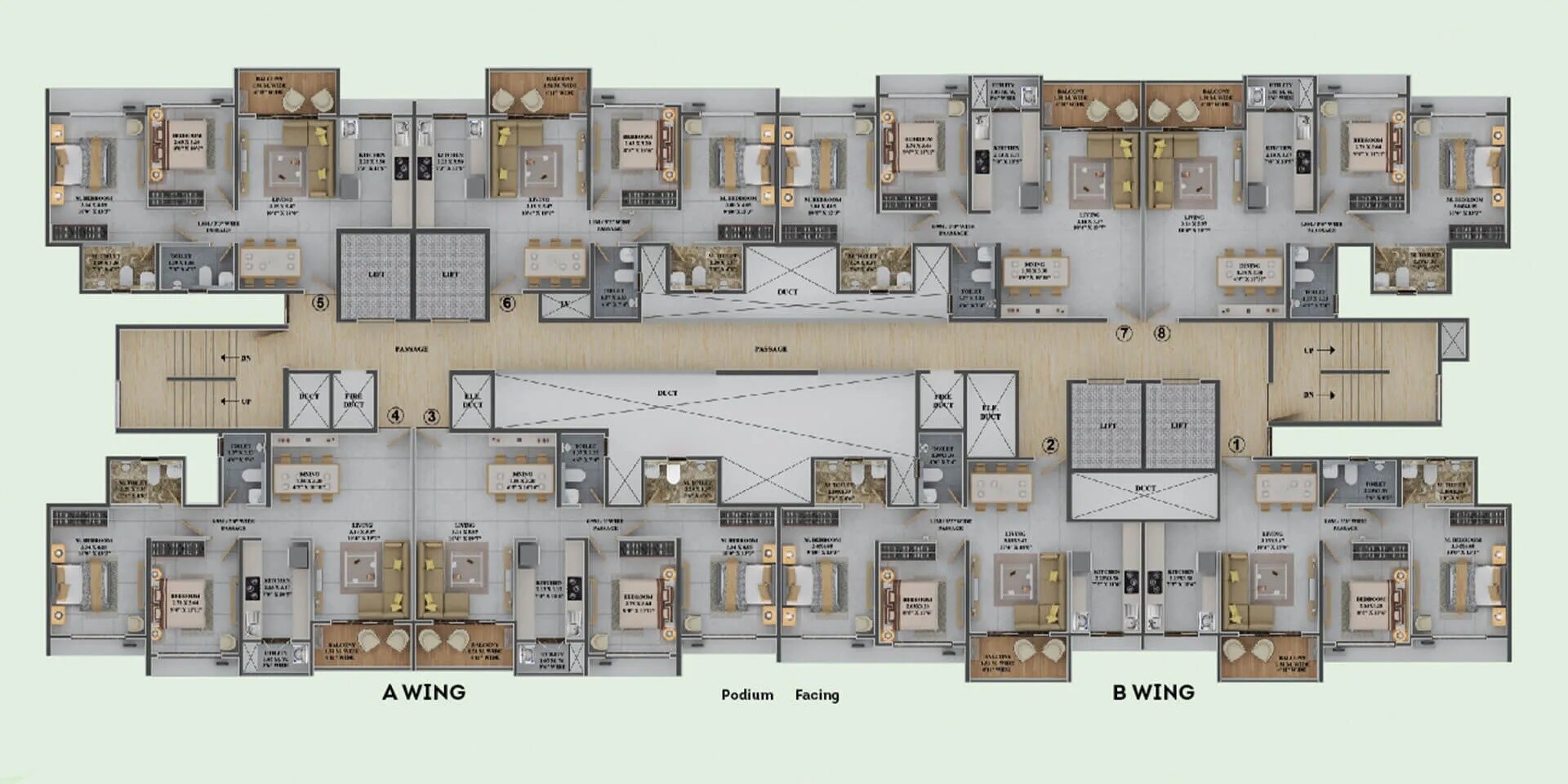 Dosti Greenscape Floor Plans 2