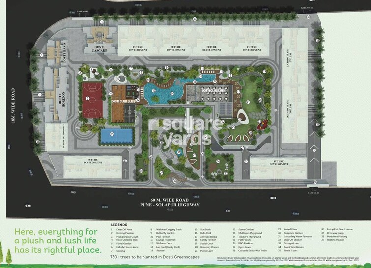 Dosti Greenscape Master Plan Image