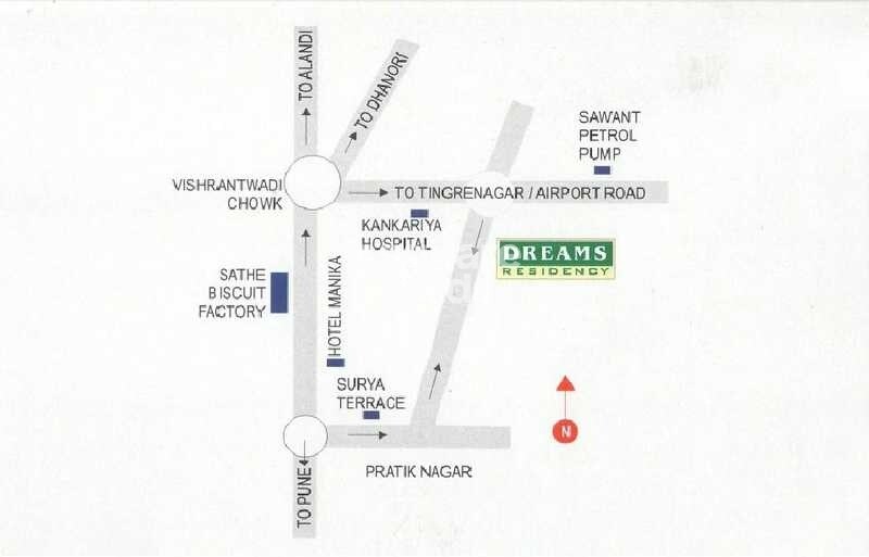 Dreams Residency Location Image