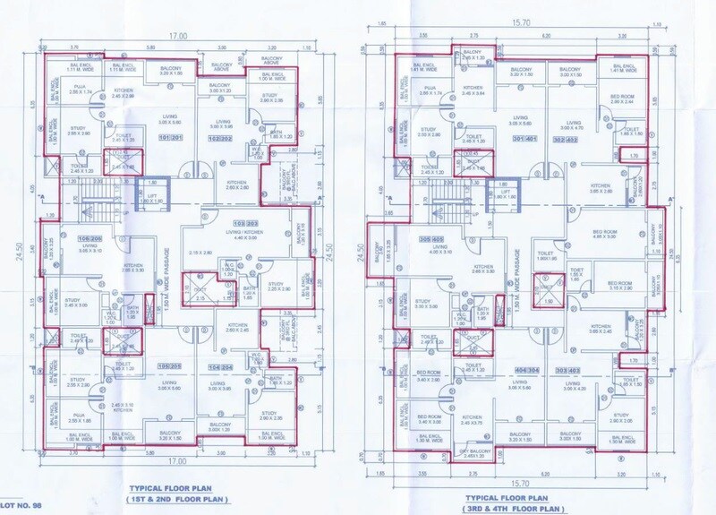 DS Unique Sarvodaya Floor Plans