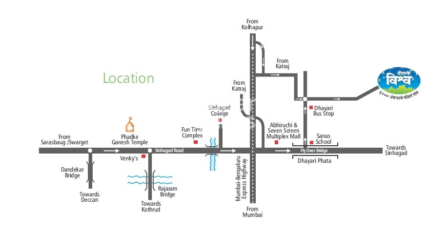 DSK Aanandghan Location Image