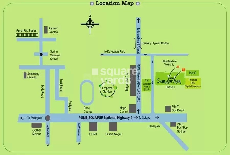 DSK Sundarban Phase II Location Image