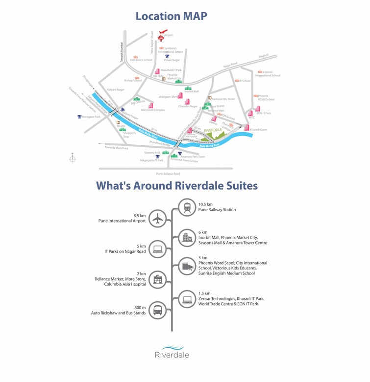 Duville Riverdale Suites Location Image