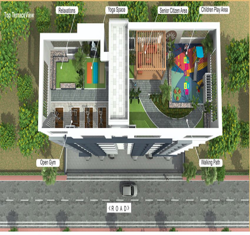 DVM Sanjog Residency Tower View