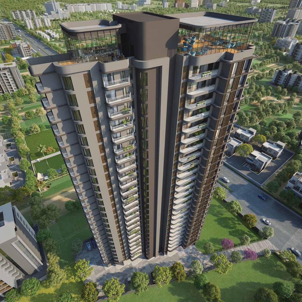 East NB Skies Tower View