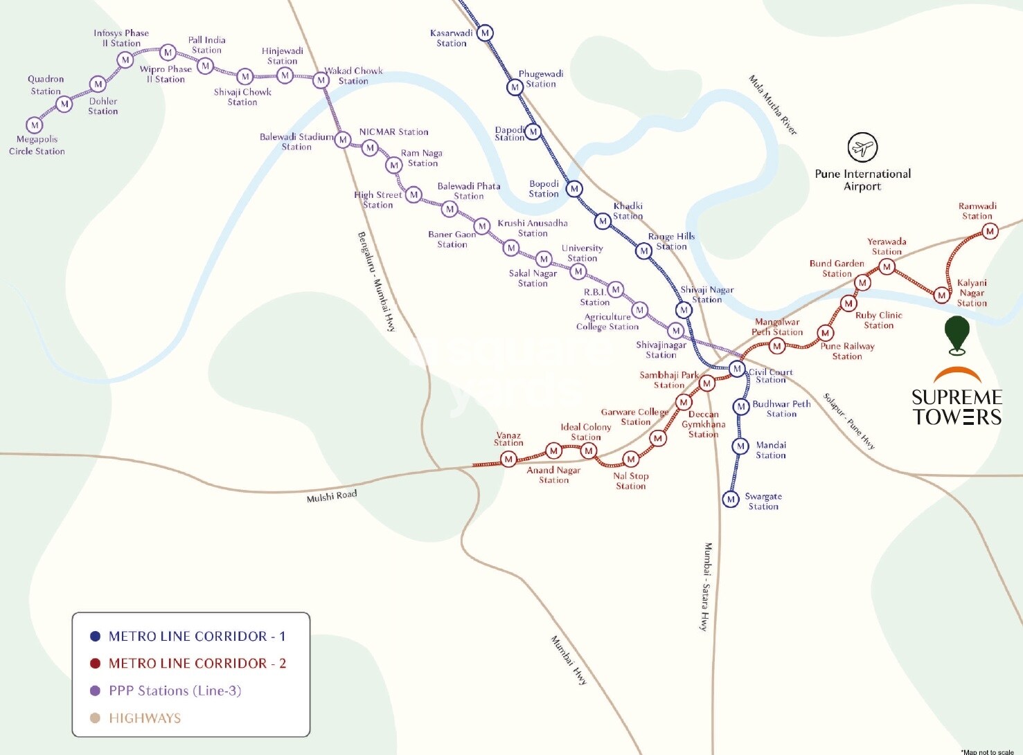 Eastwood Supreme Towers Location Image