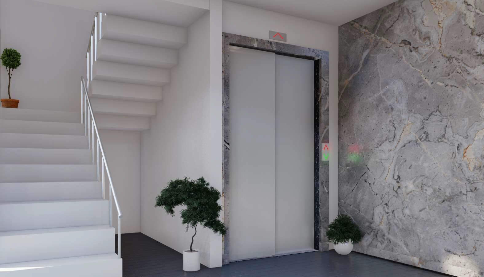 Ecorb Vrindavan Park Lift Lobby Image