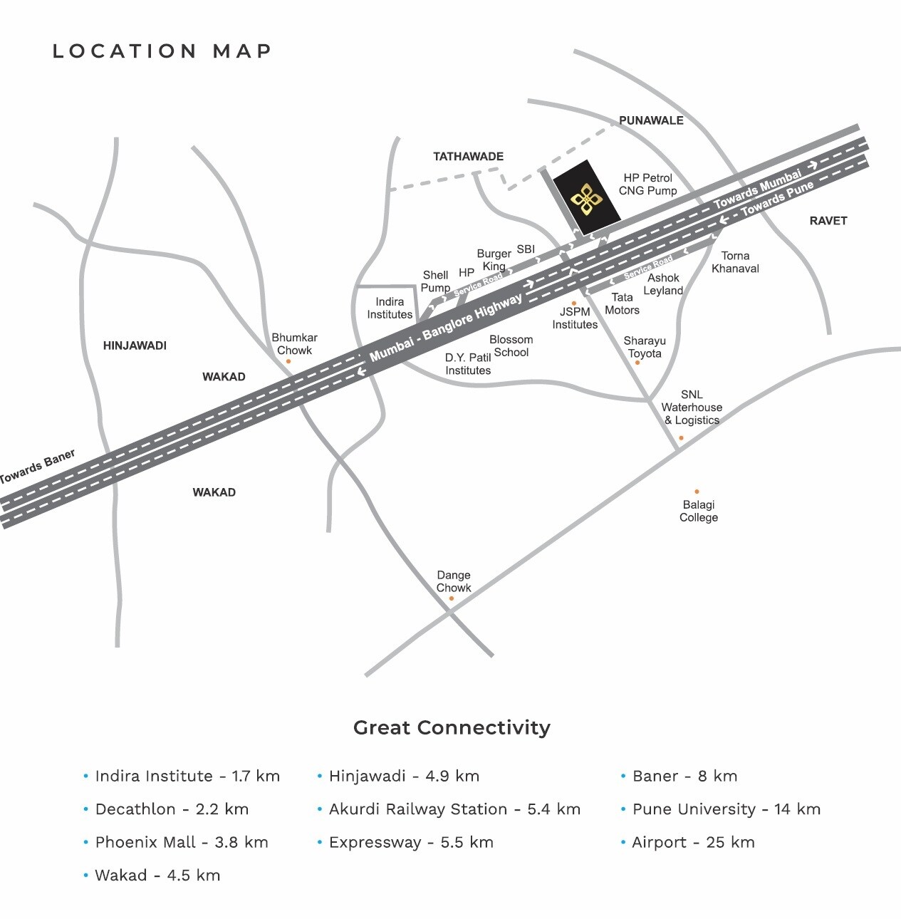 Eden Garden Tathawade Location Image