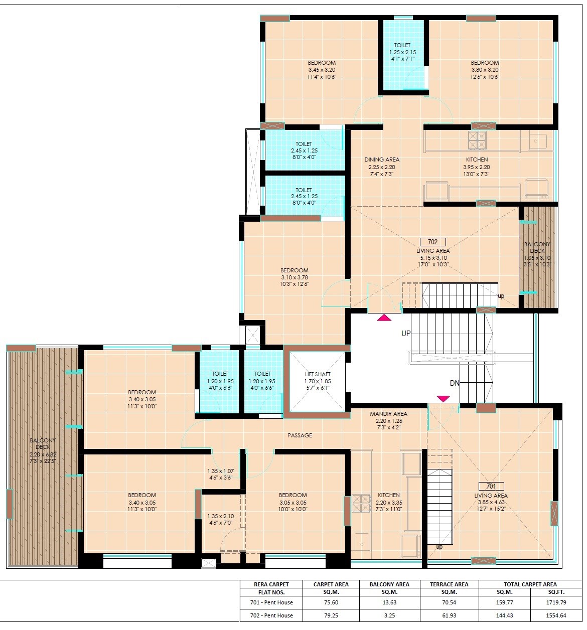 Elegant Aariv Floor Plans