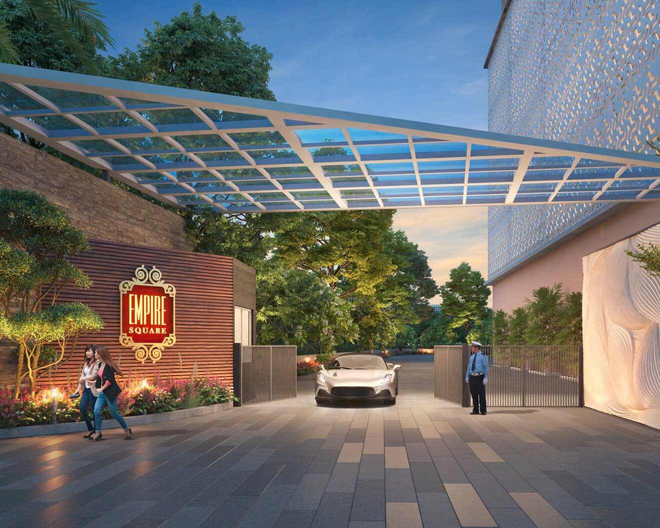 Empire Square Entrance View