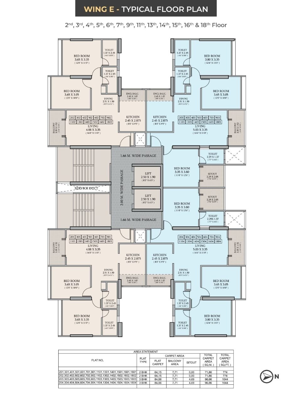 Empyrean Leela Floor Plans