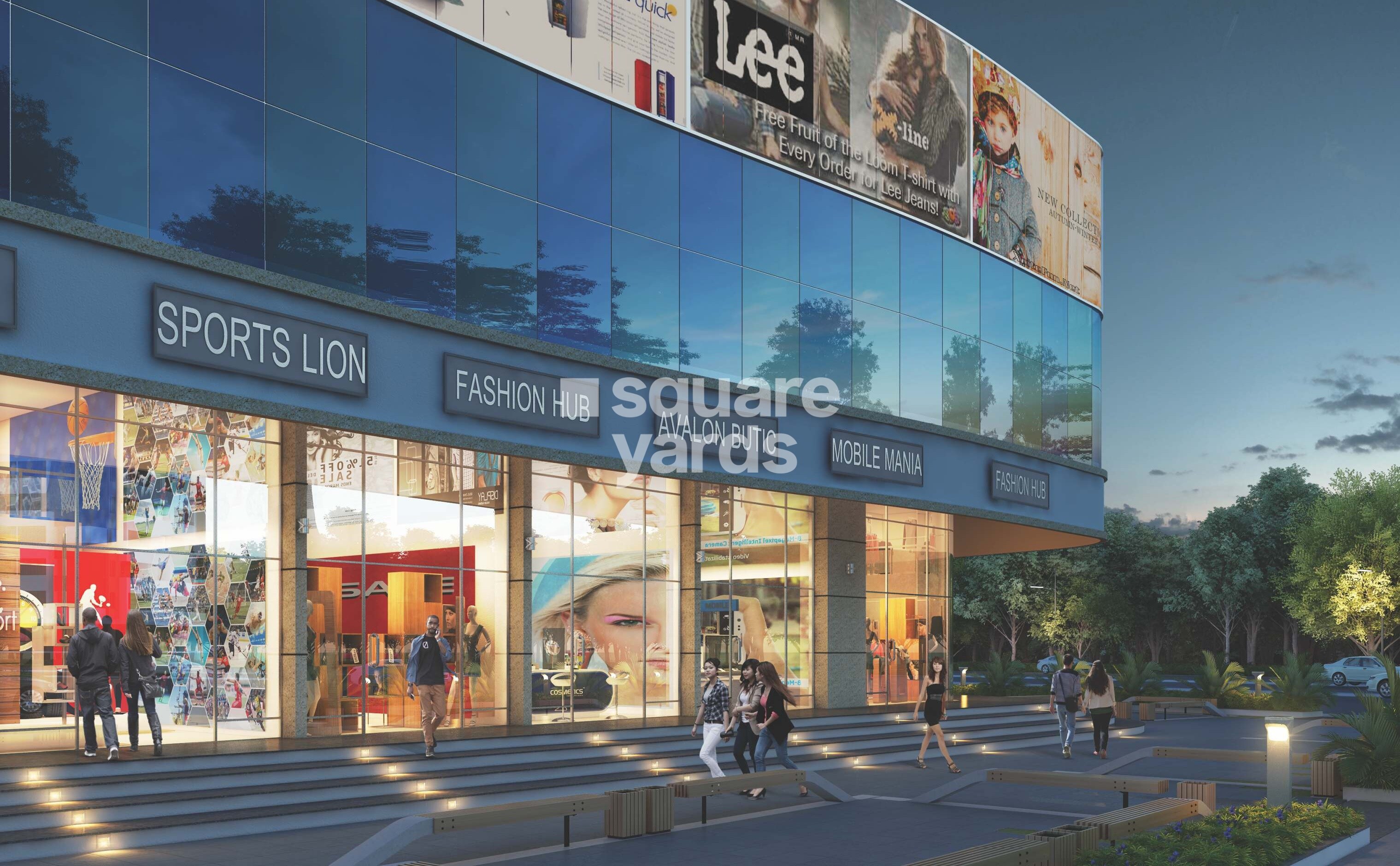 Eros Kundan Junction Entrance View