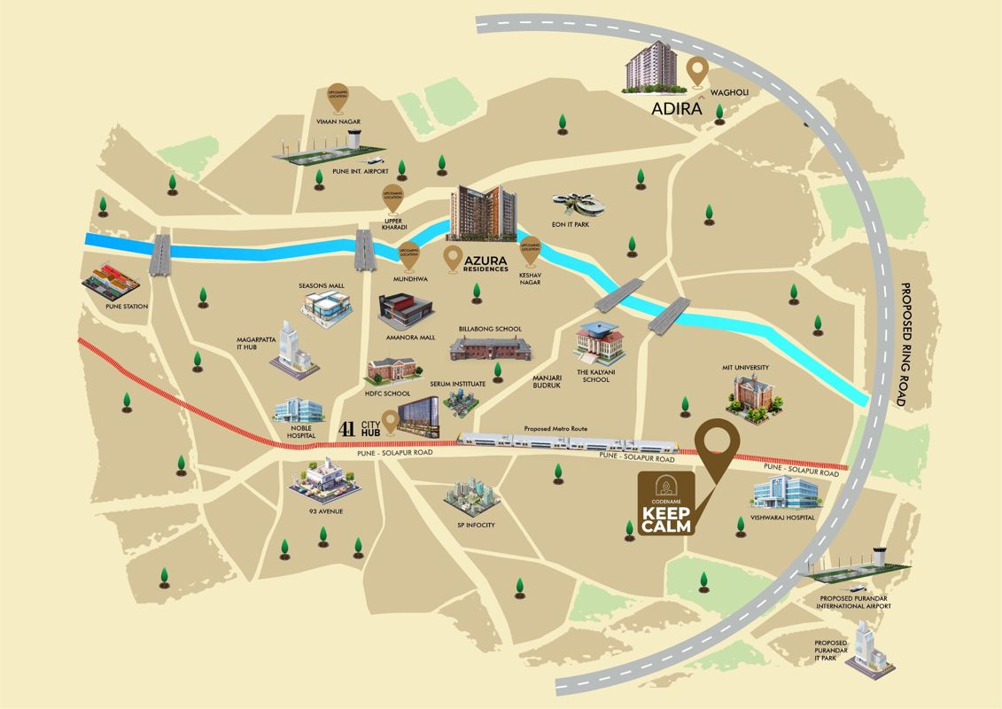 Esbee Mizura Residences Location Image