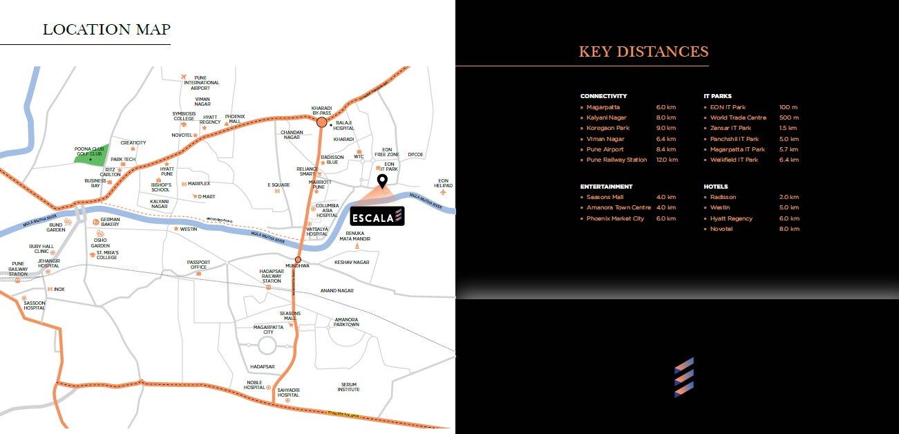 Escala Kharadi Location Image
