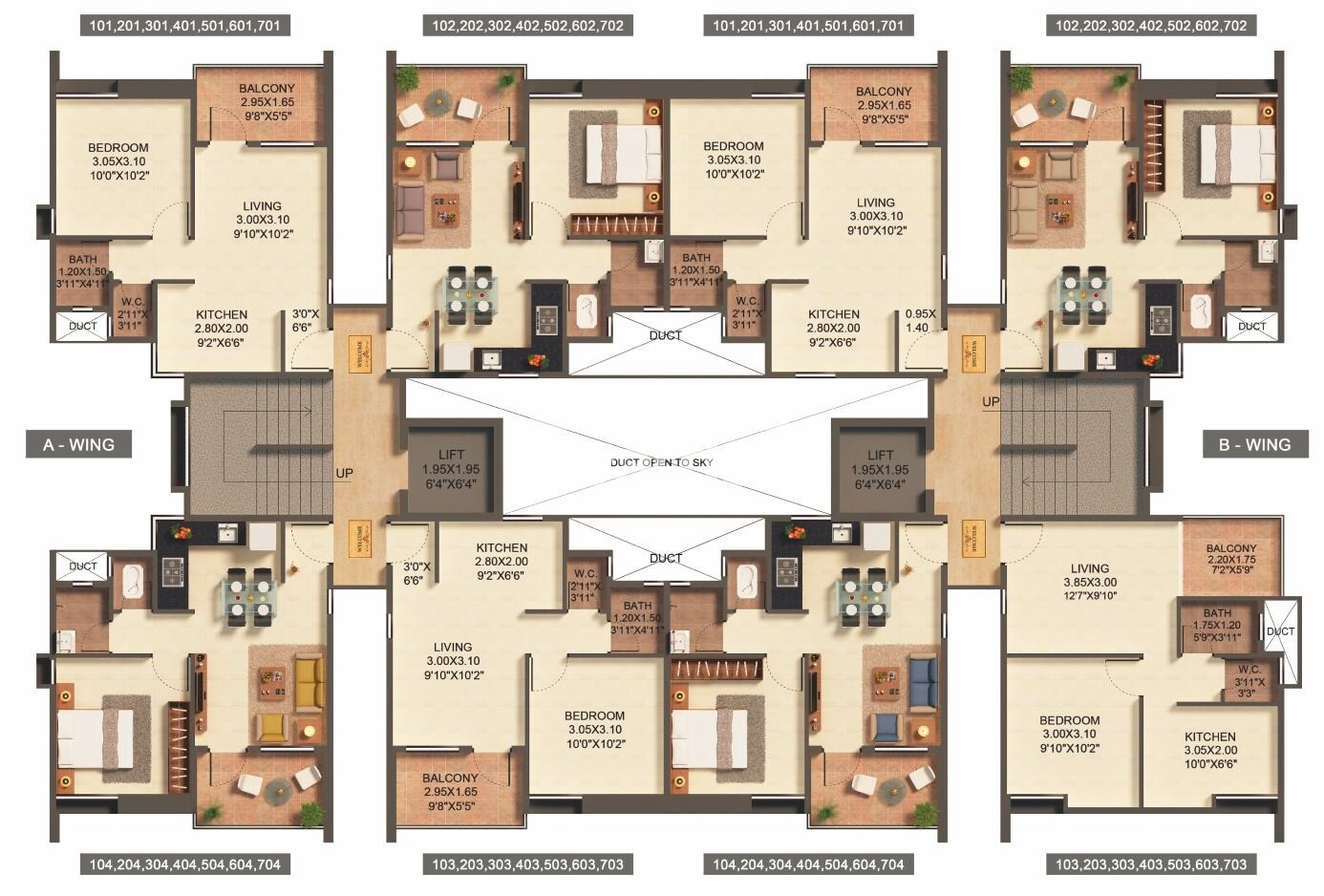 Espree Eminence Floor Plans 2