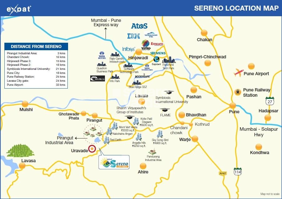 Expat Sereno Lake Homes Location Image