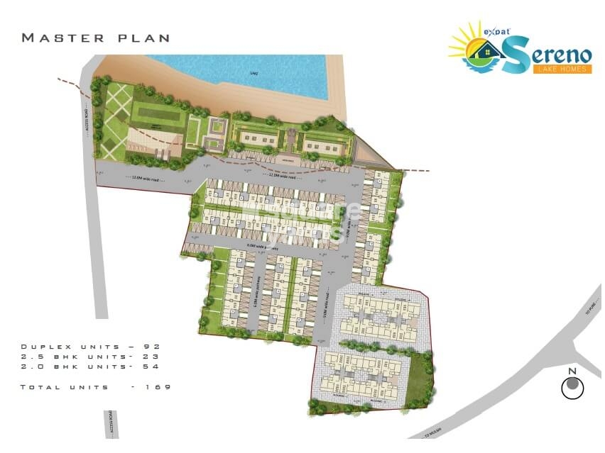 Expat Sereno Lake Homes Master Plan Image