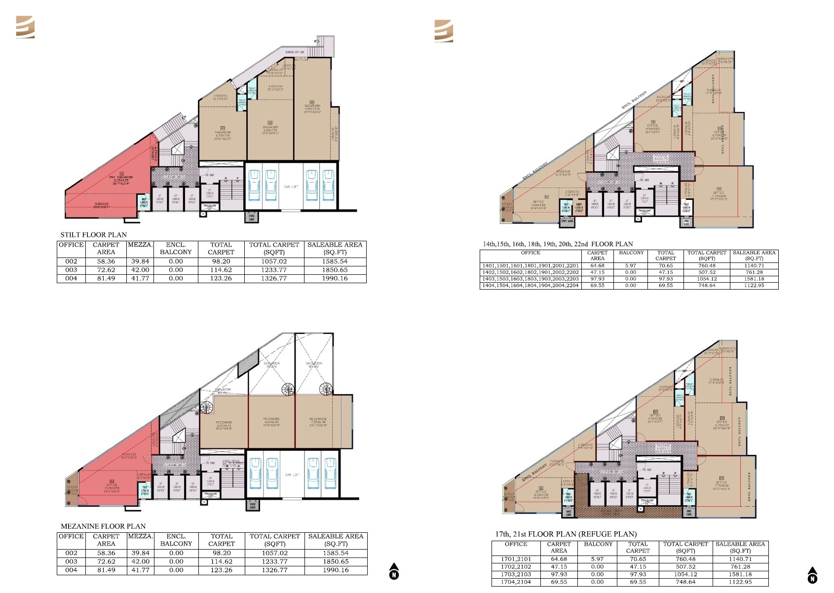 F5 Epitome Floor Plans
