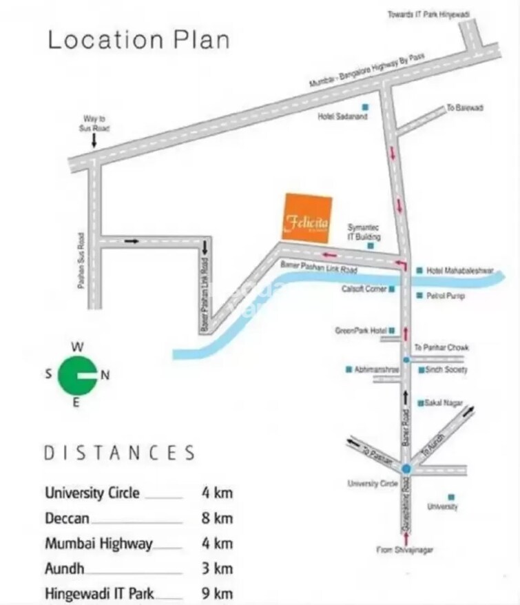 Felicita Baner Location Image