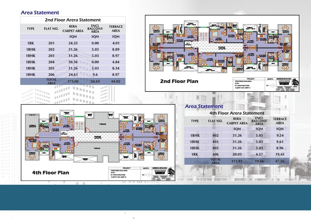 Floret Siddhi Avenue Floor Plans