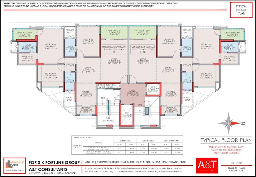 Fortune Ankur Apartments Floor Plans