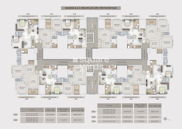 Fortune Empress Floor Plans