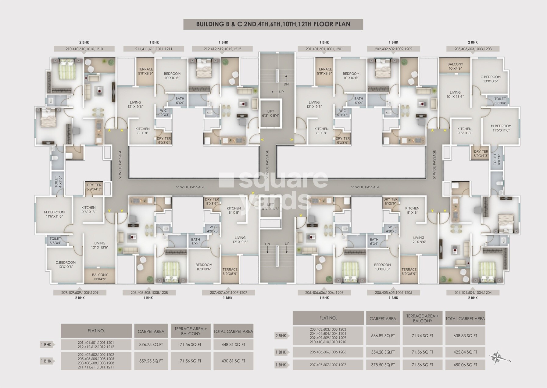 Fortune Empress Floor Plans