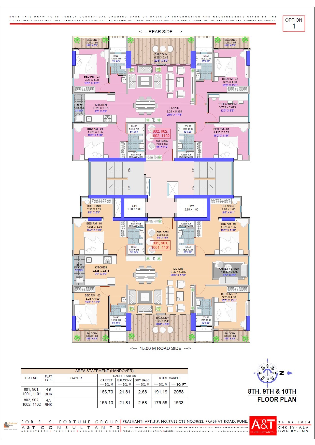 Fortune Prashanti CHS Floor Plans