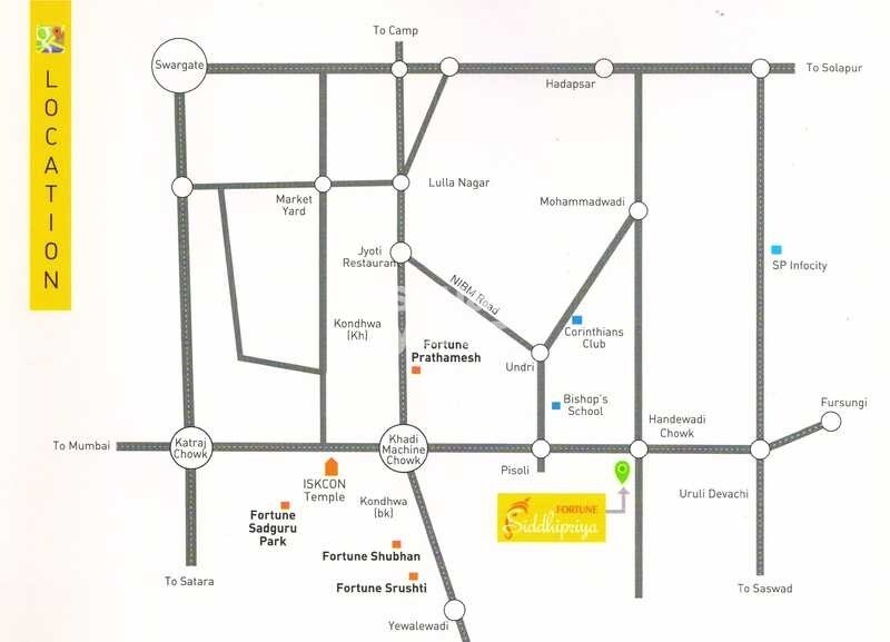Fortune Siddhipriya Location Image