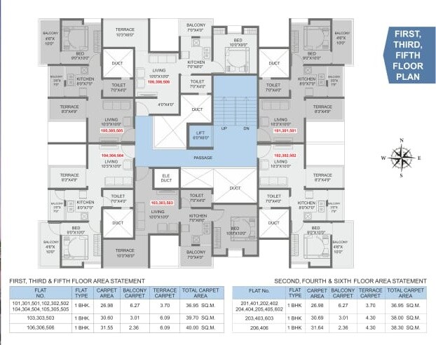 Fortune Vedant Floor Plans