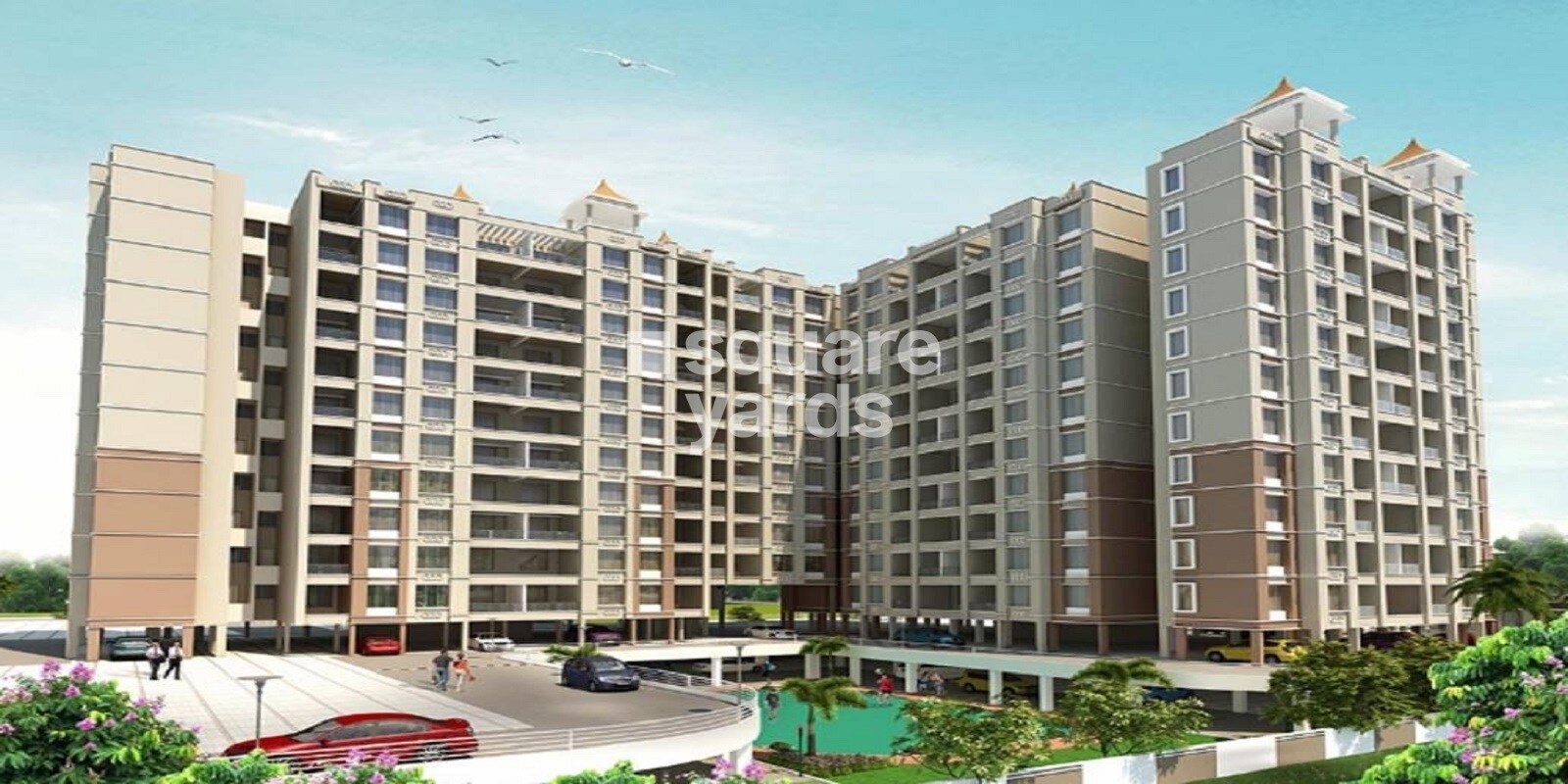 G K Silver Land Residency Apartment Exteriors