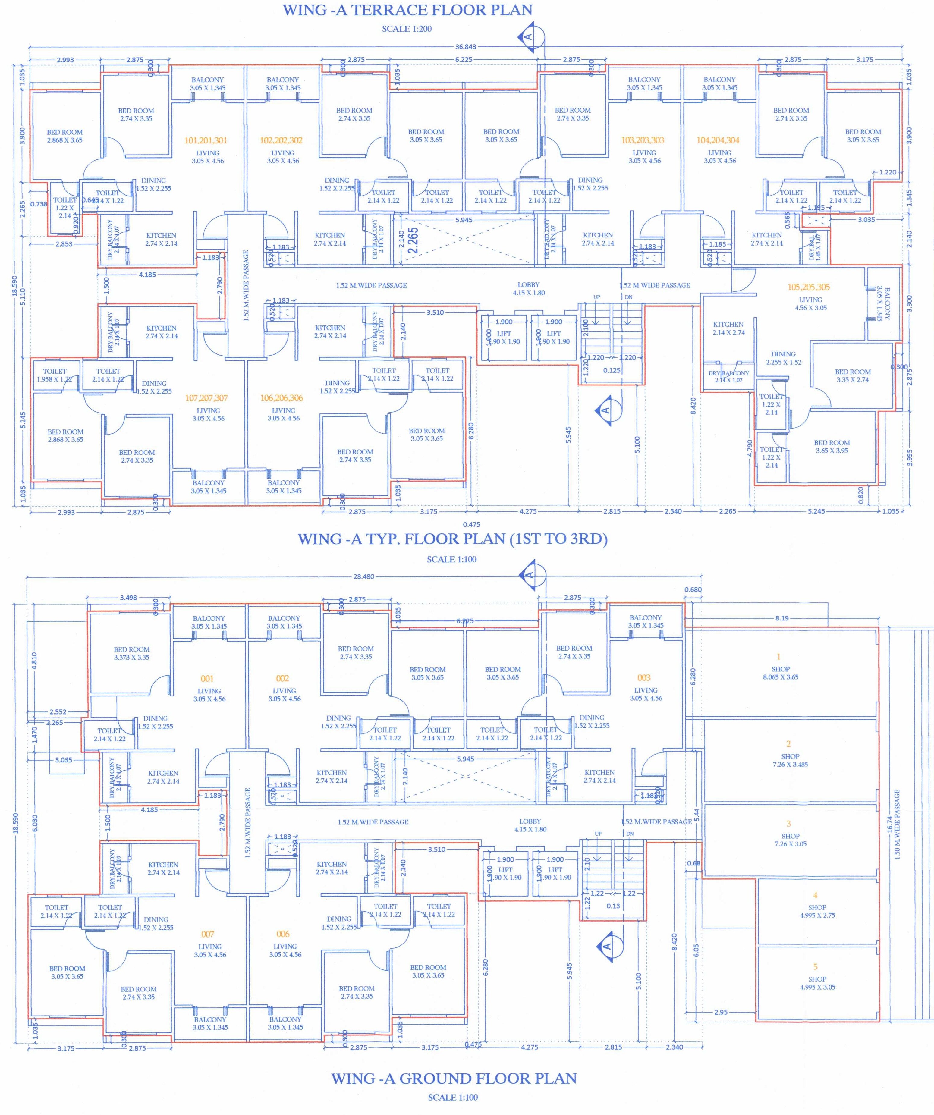 Gada Elina Floor Plans