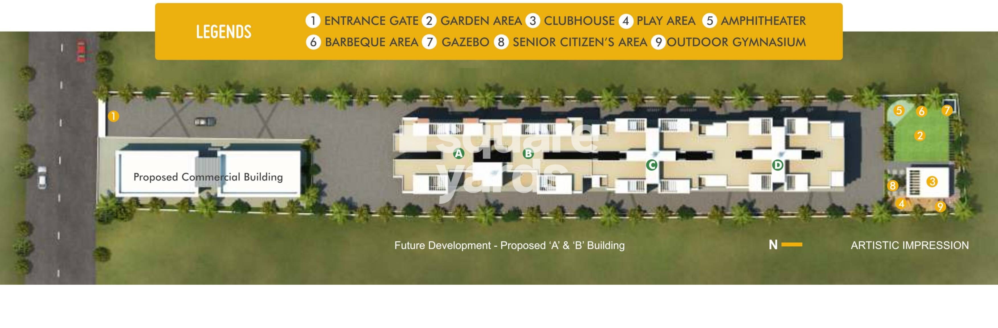 Gagan Quadream Residences Master Plan Image