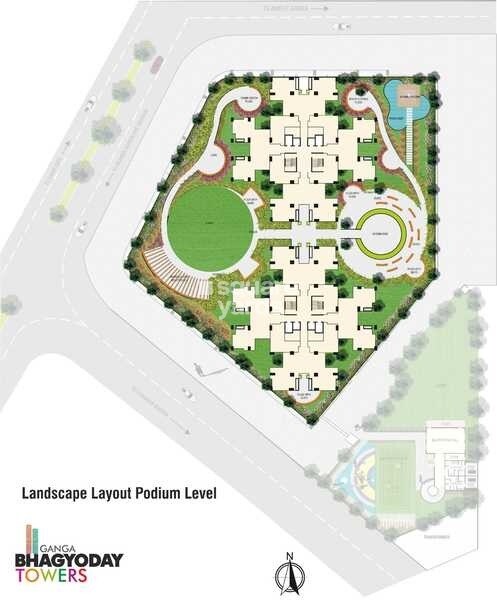 Ganga Bhagyoday Towers Master Plan Image