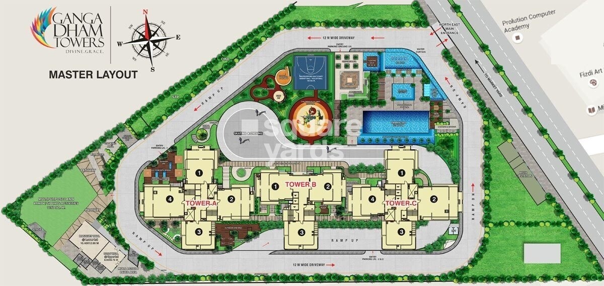 Ganga Dham Towers Master Plan Image